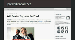 Desktop Screenshot of jeremykendall.net